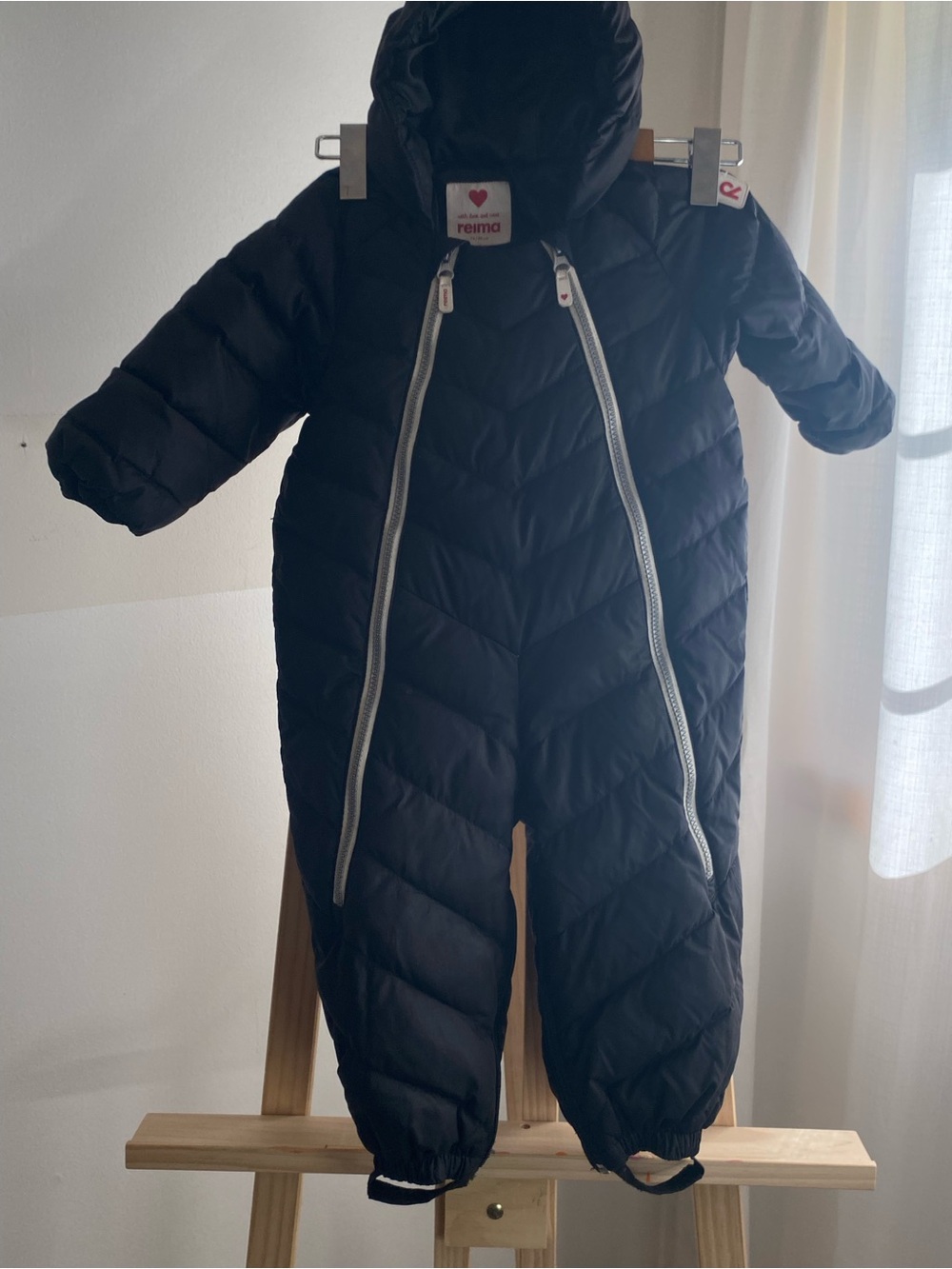 Reima Down Snowsuit + Fleece Liner 74/80 9-12M Baby Winter Suit